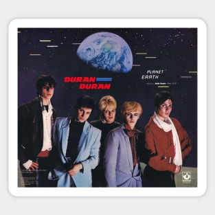 Duran Duran Planet Earth Poster 1981 Sticker